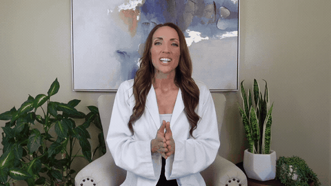 Doctor recording a personalized first visit welcome video