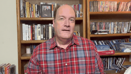 Insurance agent recording a personalized quote follow-up video